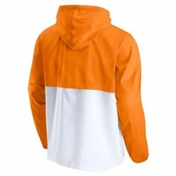 Men's Fanatics Branded Tennessee Orange/White Tennessee Volunteers Thrill Seeker Half-Zip Hoodie Anorak Jacket -Metaverse shop unnamed file 28630