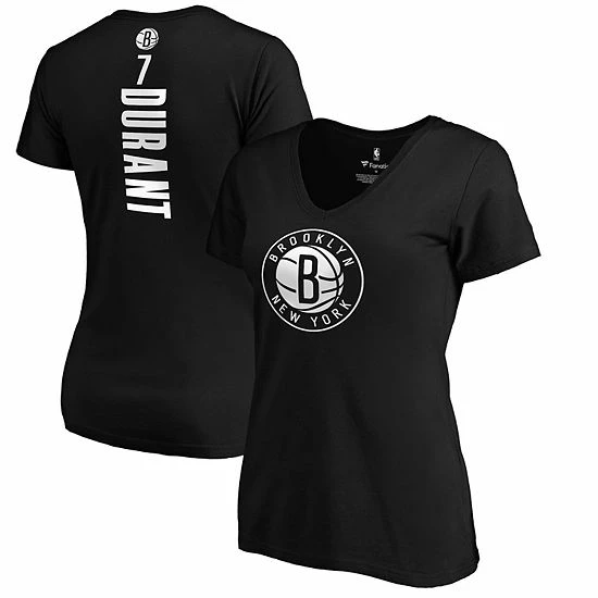 Women's Fanatics Branded Kevin Durant Black Brooklyn Nets Playmaker Logo Name & Number V-Neck T-Shirt Women's Fanatics Branded Kevin Durant Black Brooklyn Nets Playmaker Logo Name & Number V-Neck T-Shirt -Metaverse shop unnamed file 28682