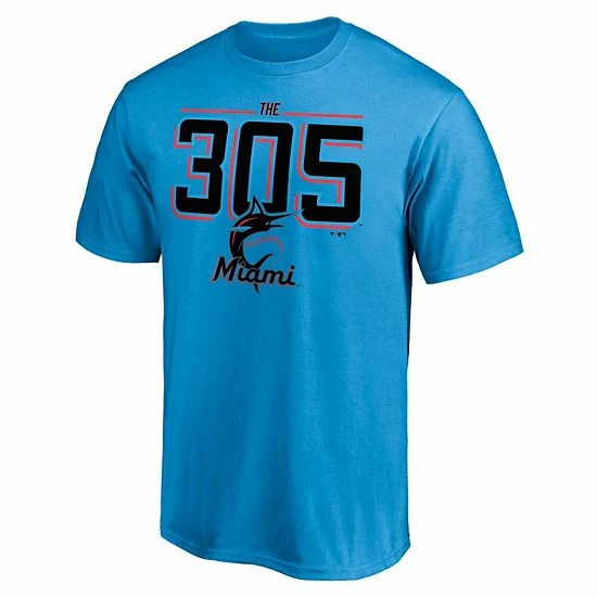 Men's Fanatics Branded Blue Miami Marlins The 305 Hometown Collection T-Shirt Men's Fanatics Branded Blue Miami Marlins The 305 Hometown Collection T-Shirt -Metaverse shop unnamed file 28691