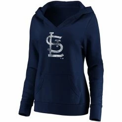 Women's Fanatics Branded Navy St. Louis Cardinals Core Team Crossover V-Neck Pullover Hoodie 4 Women's Fanatics Branded Navy St. Louis Cardinals Core Team Crossover V-Neck Pullover Hoodie -Metaverse shop unnamed file 28708
