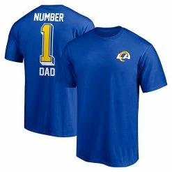 Men's Fanatics Branded Royal Los Angeles Rams #1 Dad T-Shirt -Metaverse shop unnamed file 28711