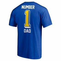 Men's Fanatics Branded Royal Los Angeles Rams #1 Dad T-Shirt -Metaverse shop unnamed file 28712