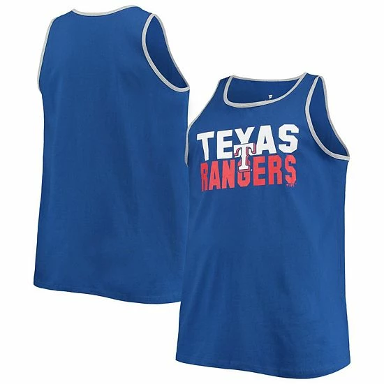 Men's Fanatics Branded Royal/Gray Texas Rangers Big & Tall Muscle Tank Top Men's Fanatics Branded Royal/Gray Texas Rangers Big & Tall Muscle Tank Top -Metaverse shop unnamed file 28724