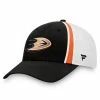 Men's Fanatics Branded Black/White Anaheim Ducks Prep Squad Flex Hat -Metaverse shop unnamed file 28789