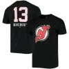 Men's Fanatics Branded Nico Hischier Black New Jersey Devils Player Name And Number T-Shirt -Metaverse shop unnamed file 28794