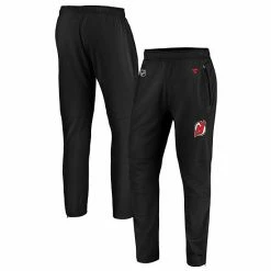 Men's Fanatics Branded Black New Jersey Devils Authentic Pro Rink Pants