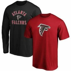 Men's Fanatics Branded Red/Black Atlanta Falcons T-Shirt Combo Pack -Metaverse shop unnamed file 28807
