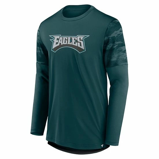 Men's Fanatics Branded Midnight Green/Black Philadelphia Eagles Square Off Long Sleeve T-Shirt Men's Fanatics Branded Midnight Green/Black Philadelphia Eagles Square Off Long Sleeve T-Shirt -Metaverse shop unnamed file 2881