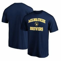 Men's Fanatics Branded Navy Milwaukee Brewers Big & Tall Heart & Soul T-Shirt -Metaverse shop unnamed file 28812