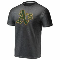 Men's Fanatics Branded Charcoal Oakland Athletics Official Logo Space Dye T-Shirt 3 Men's Fanatics Branded Charcoal Oakland Athletics Official Logo Space Dye T-Shirt -Metaverse shop unnamed file 28827