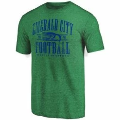 Men's Fanatics Branded Heathered Green Seattle Seahawks Hometown Tri-Blend T-Shirt -Metaverse shop unnamed file 28831