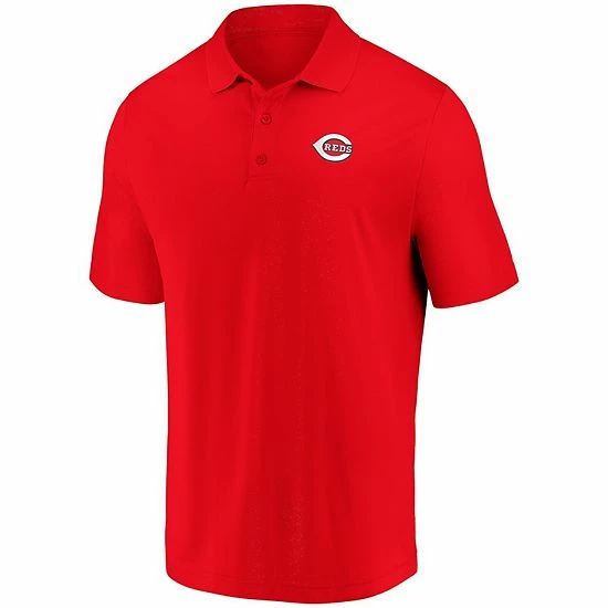 Men's Fanatics Branded Red/Black Cincinnati Reds Polo Combo Pack 4 Men's Fanatics Branded Red/Black Cincinnati Reds Polo Combo Pack - Image 2