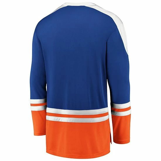 Men's Fanatics Branded Royal/Orange New York Islanders Iconic Slapshot Long Sleeve T-Shirt Men's Fanatics Branded Royal/Orange New York Islanders Iconic Slapshot Long Sleeve T-Shirt -Metaverse shop unnamed file 28874