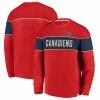 Men's Fanatics Branded Heathered Red Montreal Canadiens Varsity Reserve Sweatshirt -Metaverse shop unnamed file 28892