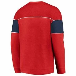 Men's Fanatics Branded Heathered Red Montreal Canadiens Varsity Reserve Sweatshirt -Metaverse shop unnamed file 28895