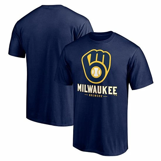 Men's Fanatics Branded Navy Milwaukee Brewers Big & Tall Primary Wordmark T-Shirt Men's Fanatics Branded Navy Milwaukee Brewers Big & Tall Primary Wordmark T-Shirt -Metaverse shop unnamed file 28937