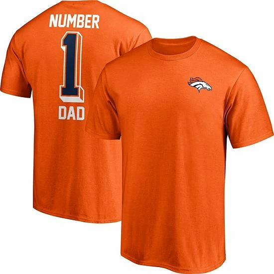 Men's Fanatics Branded Orange Denver Broncos #1 Dad T-Shirt Men's Fanatics Branded Orange Denver Broncos #1 Dad T-Shirt -Metaverse shop unnamed file 28940