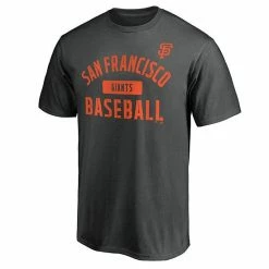 Men's Fanatics Branded Charcoal San Francisco Giants Iconic Primary Pill T-Shirt -Metaverse shop unnamed file 29067