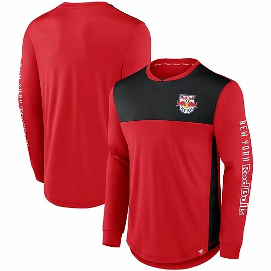 Men's Fanatics Branded Red/Black New York Red Bulls Striker Long Sleeve T-Shirt Men's Fanatics Branded Red/Black New York Red Bulls Striker Long Sleeve T-Shirt -Metaverse shop unnamed file 2907