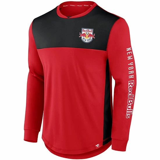 Men's Fanatics Branded Red/Black New York Red Bulls Striker Long Sleeve T-Shirt Men's Fanatics Branded Red/Black New York Red Bulls Striker Long Sleeve T-Shirt -Metaverse shop unnamed file 2908