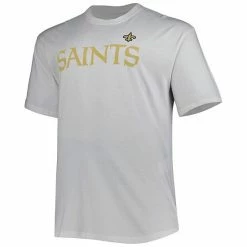 Men's Fanatics Branded White New Orleans Saints Big & Tall Hometown Collection Hot Shot T-Shirt -Metaverse shop unnamed file 29087