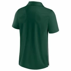 Men's Fanatics Branded Hunter Green/Heathered Gray Miami Hurricanes Split Block Color Block Polo -Metaverse shop unnamed file 29092
