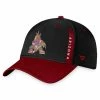 Men's Fanatics Branded Black/Burgundy Arizona Coyotes 2022 NHL Draft Authentic Pro Flex Hat
