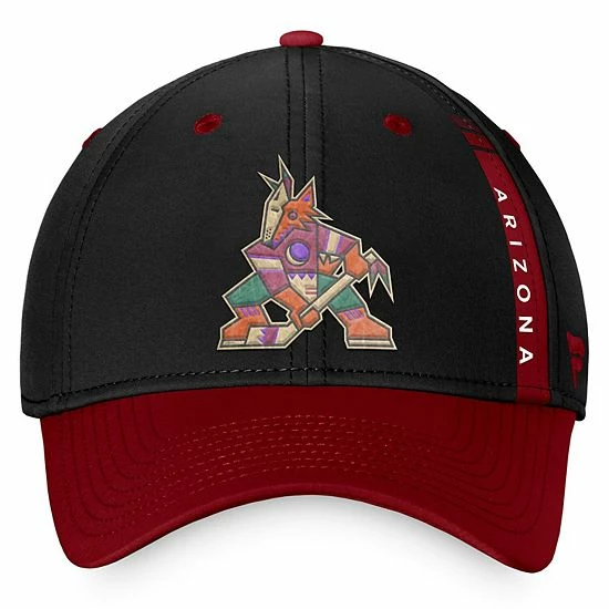 Men's Fanatics Branded Black/Burgundy Arizona Coyotes 2022 NHL Draft Authentic Pro Flex Hat Men's Fanatics Branded Black/Burgundy Arizona Coyotes 2022 NHL Draft Authentic Pro Flex Hat -Metaverse shop unnamed file 29095
