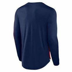 Men's Fanatics Branded Navy/Red Chicago Fire Striker Long Sleeve T-Shirt -Metaverse shop unnamed file 2920