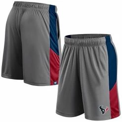 Men's Fanatics Branded Gray Houston Texans Rush Shorts