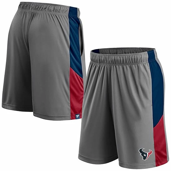Men's Fanatics Branded Gray Houston Texans Rush Shorts Men's Fanatics Branded Gray Houston Texans Rush Shorts -Metaverse shop unnamed file 29209