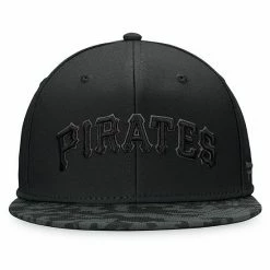 Men's Fanatics Branded Black Pittsburgh Pirates Camo Brim Fitted Hat -Metaverse shop unnamed file 29253
