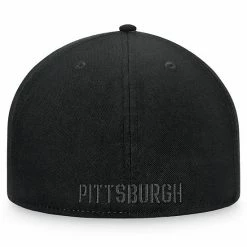 Men's Fanatics Branded Black Pittsburgh Pirates Camo Brim Fitted Hat -Metaverse shop unnamed file 29255