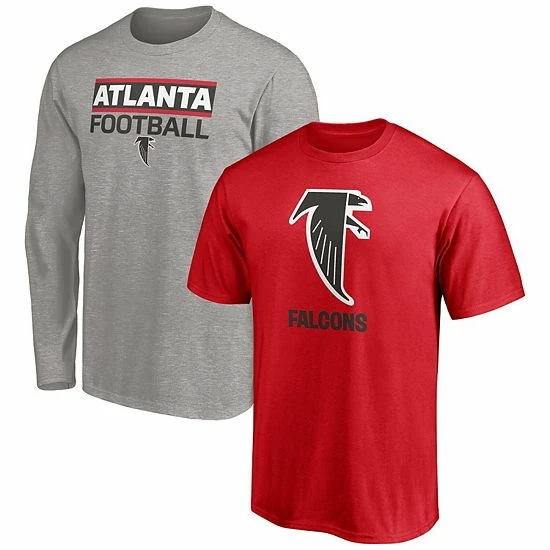 Men's Fanatics Branded Red/Heathered Gray Atlanta Falcons 2-Pack T-Shirt Combo Set Men's Fanatics Branded Red/Heathered Gray Atlanta Falcons 2-Pack T-Shirt Combo Set -Metaverse shop unnamed file 29269