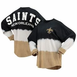 Women's Fanatics Branded Black/White New Orleans Saints Ombre Long Sleeve T-Shirt 3 Women's Fanatics Branded Black/White New Orleans Saints Ombre Long Sleeve T-Shirt -Metaverse shop unnamed file 29296