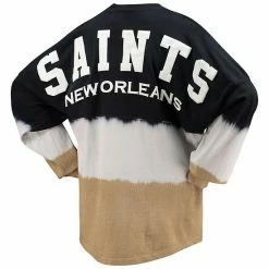 Women's Fanatics Branded Black/White New Orleans Saints Ombre Long Sleeve T-Shirt 5 Women's Fanatics Branded Black/White New Orleans Saints Ombre Long Sleeve T-Shirt -Metaverse shop unnamed file 29298