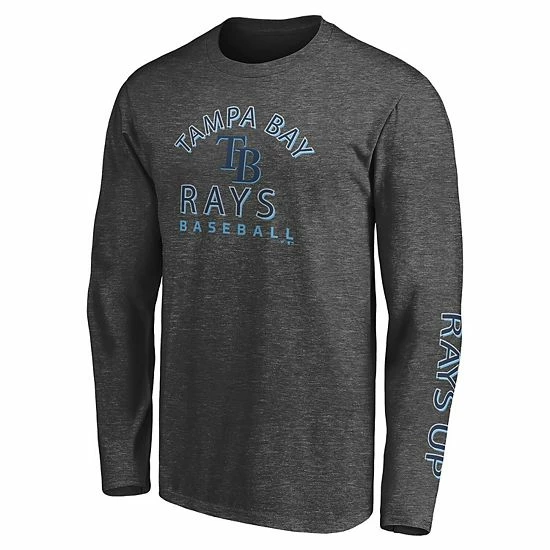 Men's Fanatics Branded Navy/Heathered Charcoal Tampa Bay Rays T-Shirt Combo Pack 6 Men's Fanatics Branded Navy/Heathered Charcoal Tampa Bay Rays T-Shirt Combo Pack - Image 4