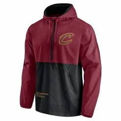 Men's Fanatics Branded Wine/Black Cleveland Cavaliers Anorak Block Party Windbreaker Half-Zip Hoodie Jacket 5 Men's Fanatics Branded Wine/Black Cleveland Cavaliers Anorak Block Party Windbreaker Half-Zip Hoodie Jacket -Metaverse shop unnamed file 29349
