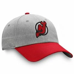 Men's Fanatics Branded Gray/Red New Jersey Devils Snapback Hat 5 Men's Fanatics Branded Gray/Red New Jersey Devils Snapback Hat -Metaverse shop unnamed file 2936