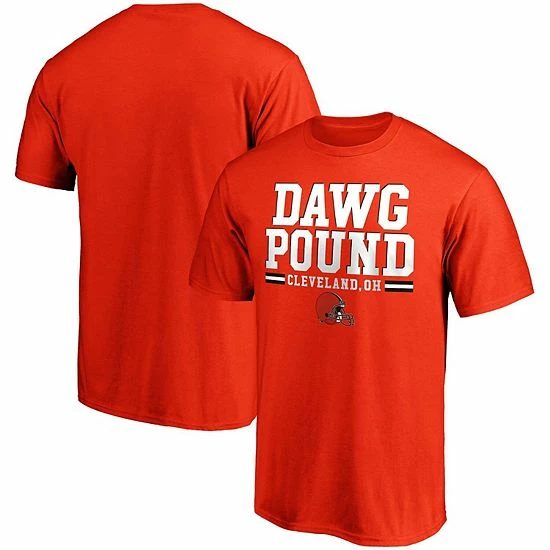 Men's Fanatics Branded Orange Cleveland Browns Hometown Dawg Pound T-Shirt 3 Men's Fanatics Branded Orange Cleveland Browns Hometown Dawg Pound T-Shirt