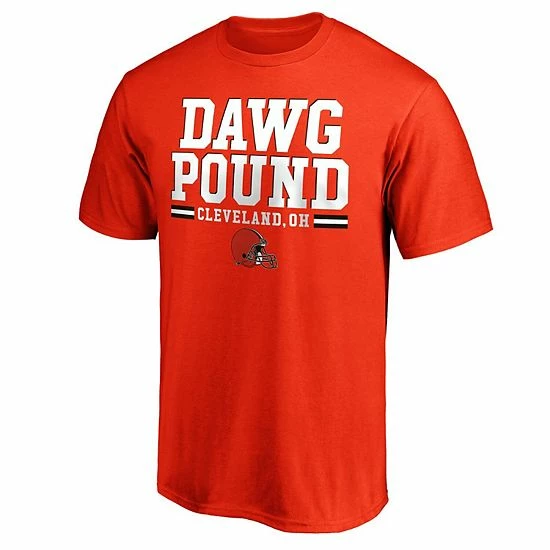 Men's Fanatics Branded Orange Cleveland Browns Hometown Dawg Pound T-Shirt 5 Men's Fanatics Branded Orange Cleveland Browns Hometown Dawg Pound T-Shirt - Image 3