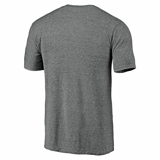 Men's Fanatics Branded Heathered Gray Las Vegas Raiders Block Party Square Off Tri-Blend T-Shirt 6 Men's Fanatics Branded Heathered Gray Las Vegas Raiders Block Party Square Off Tri-Blend T-Shirt - Image 4