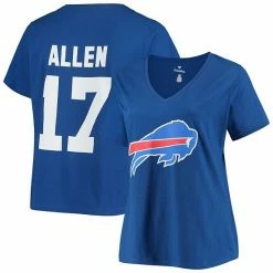 Women's Fanatics Branded Josh Allen Royal Buffalo Bills Plus Size Name & Number V-Neck T-Shirt 3 Women's Fanatics Branded Josh Allen Royal Buffalo Bills Plus Size Name & Number V-Neck T-Shirt -Metaverse shop unnamed file 2940