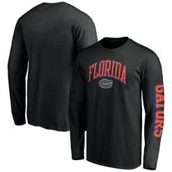 Alternative view of Men's Fanatics Branded Black Florida Gators Broken Rules Long Sleeve T-Shirt