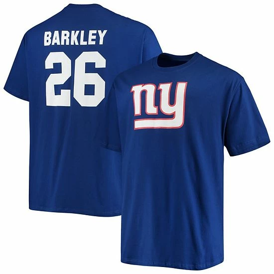 Men's Fanatics Branded Saquon Barkley Royal New York Giants Big & Tall Player Name & Number T-Shirt Men's Fanatics Branded Saquon Barkley Royal New York Giants Big & Tall Player Name & Number T-Shirt -Metaverse shop unnamed file 2948