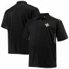 Men's Fanatics Branded Black/Charcoal New Orleans Saints Big & Tall Polo -Metaverse shop unnamed file 29522