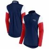 Women's Fanatics Branded Navy/Red New England Patriots Block Party Team Authentic Quarter-Zip Jacket -Metaverse shop unnamed file 29525