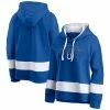 Women's Fanatics Branded Royal/White Indianapolis Colts Colors Of Pride Colorblock Pullover Hoodie