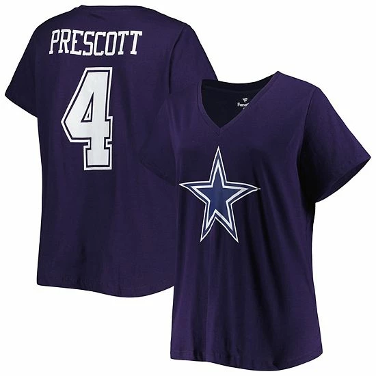 Women's Fanatics Branded Dak Prescott Navy Dallas Cowboys Plus Size Player Name & Number Logo V-Neck T-Shirt Women's Fanatics Branded Dak Prescott Navy Dallas Cowboys Plus Size Player Name & Number Logo V-Neck T-Shirt -Metaverse shop unnamed file 2954