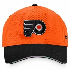 Men's Fanatics Branded Orange/Black Philadelphia Flyers Authentic Pro Locker Room Flex Hat -Metaverse shop unnamed file 29542